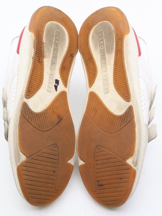 Veronica Beard Tizi Mix-Leather Women's Size  9 M Low-Top Sneakers White - Picture 8 of 12